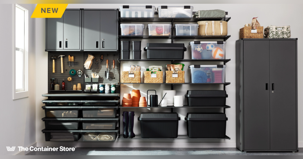 Visit The Container Store on Sat, 4/27 at 11 am or Sun, 4/28 at 2 pm to learn how to organize your garage and get storage tips.